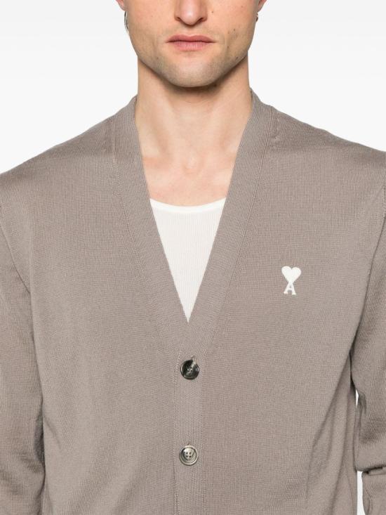 25SS 아미 가디건 HKC121KN00250952 CENDRE DOM - AMI