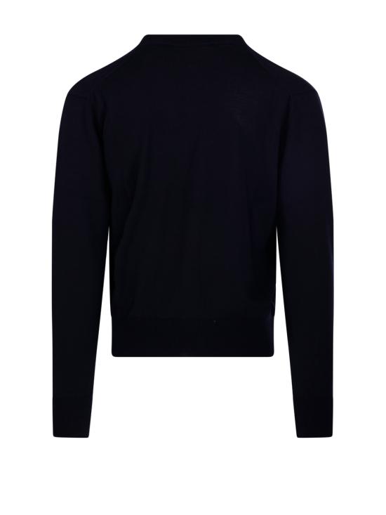 25FW 아미 AMI DE COEUR 아미 드 쾨르 울 가디건 BFHKC111KN0025430 NIGHT BLUE DOM - AMI