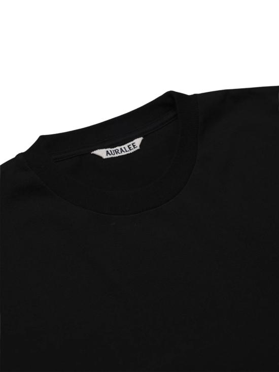 26SS 오라리 반팔 티셔츠 A00P02GT BLACK DOM - AURALEE