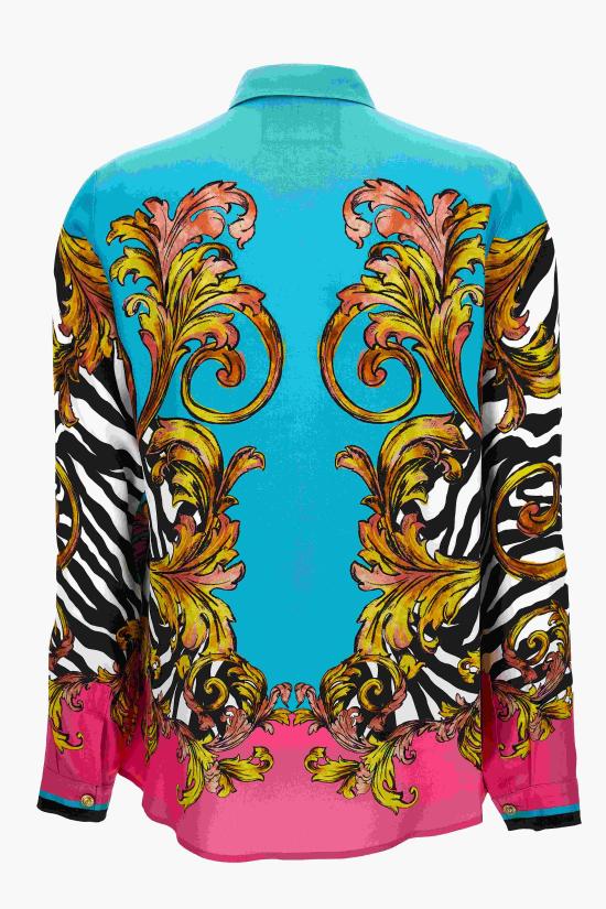 25SS 베르사체 셔츠 78HAL2P1 NS650288 Blue - VERSACE