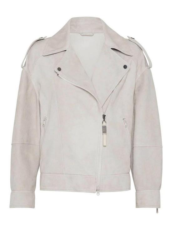  브루넬로 쿠치넬리 바이커 자켓 MPCAI2926C9593 Grey