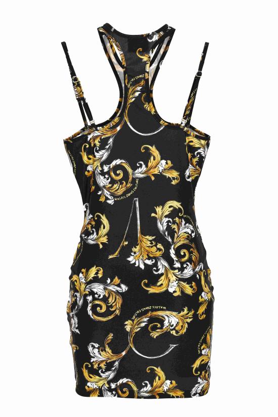 25SS 베르사체 숏 원피스 78HAO914 JS470G89 Black - VERSACE