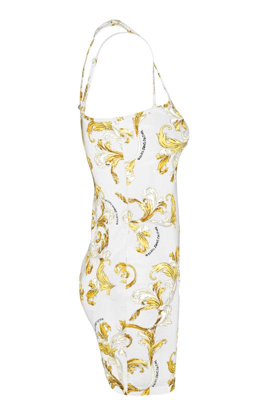 25SS 베르사체 숏 원피스 78HAO914 JS470G03 White - VERSACE