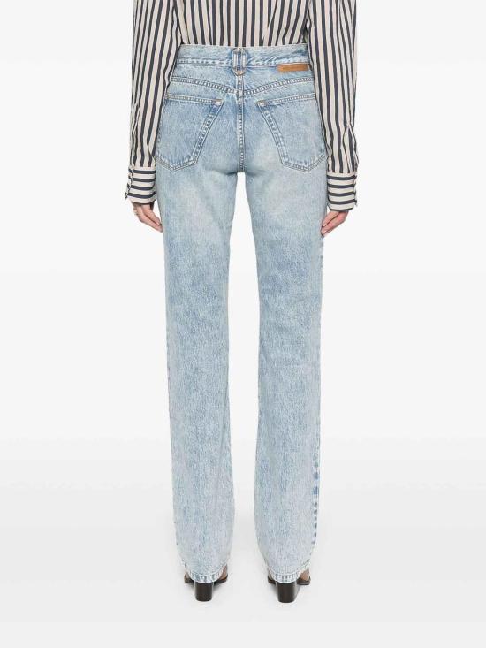 25FW 스텔라 맥카트니 스트레이트 팬츠 6D02873SPH834052 Blue - STELLA MCCARTNEY