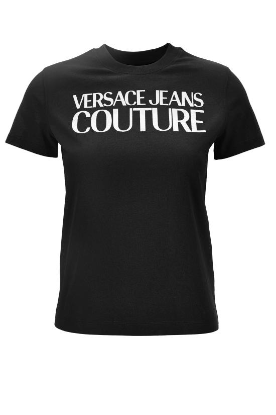 25SS 베르사체 반팔 티셔츠 78HAHE05 CJ00E899 Black