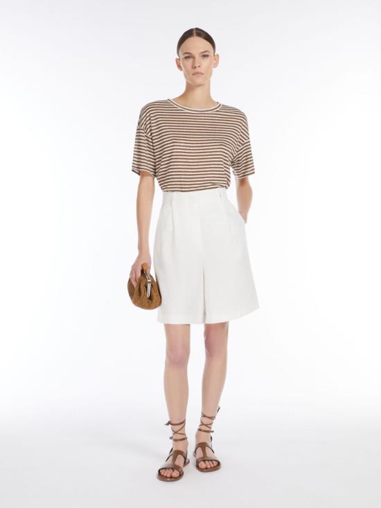 25SS 위켄드막스마라 블라우스 2515941032600 011 Ecr caff - WEEKEND MAX MARA