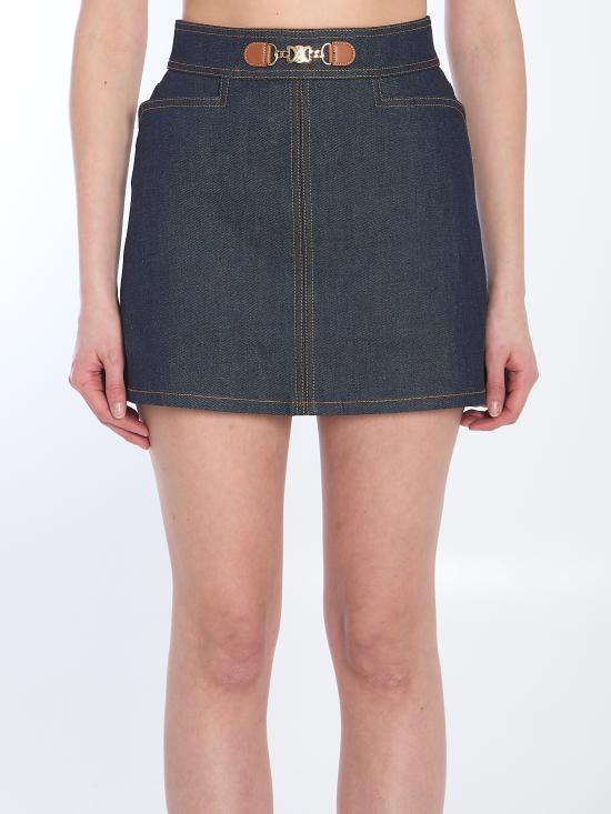 25SS 셀린느 숏 스커트 RJ01M237R BLUE