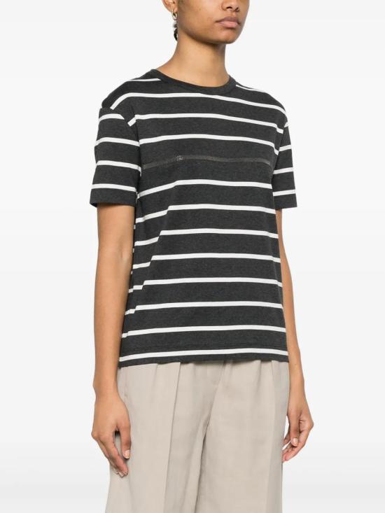  브루넬로 쿠치넬리 반팔 티셔츠 ML908HD400C7049 - BRUNELLO CUCINELLI