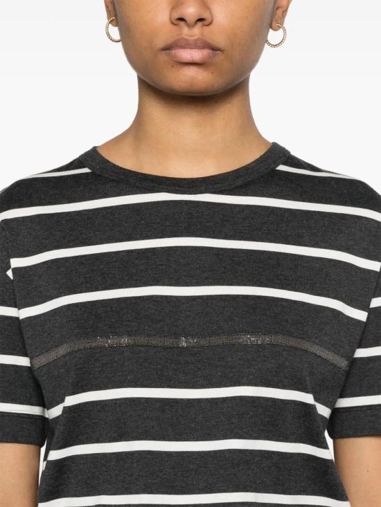  브루넬로 쿠치넬리 반팔 티셔츠 ML908HD400C7049 - BRUNELLO CUCINELLI