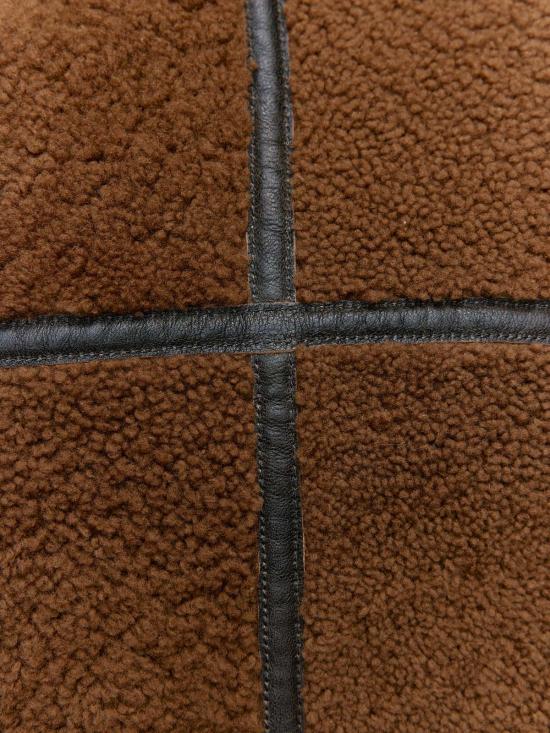  아워레가시 베스트 Our Legacy 리버시블 시어링 조끼 러스틱 그레인 브라운 - OUR LEGACY