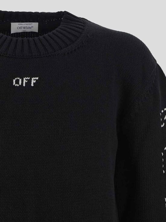  오프화이트 스웨터 OMHE172F23KNI0011001 Black - OFF WHITE