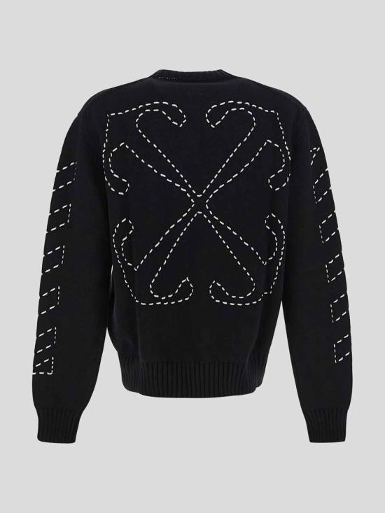  오프화이트 스웨터 OMHE172F23KNI0011001 Black - OFF WHITE