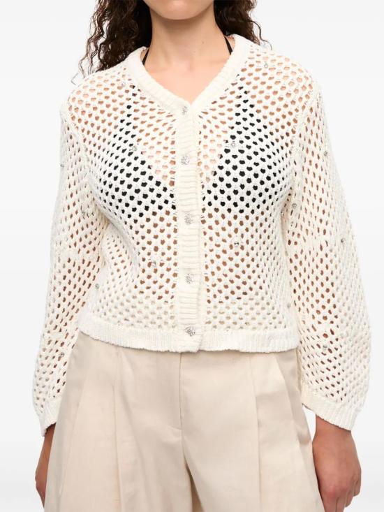  가니 가디건 K2438 white - GANNI