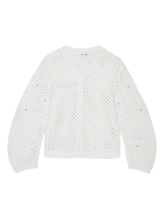  가니 가디건 K2438 white - GANNI