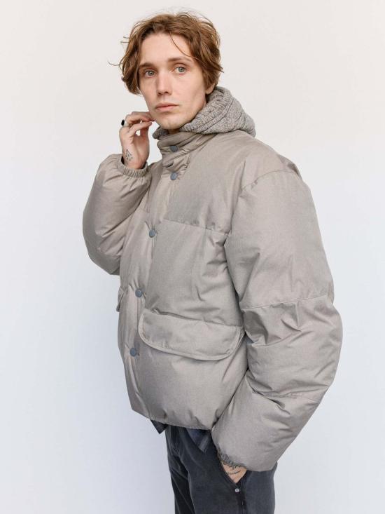  아워레가시 숏패딩 Our Legacy Doubleganger 나일론 퍼파 재킷 베이지 멜