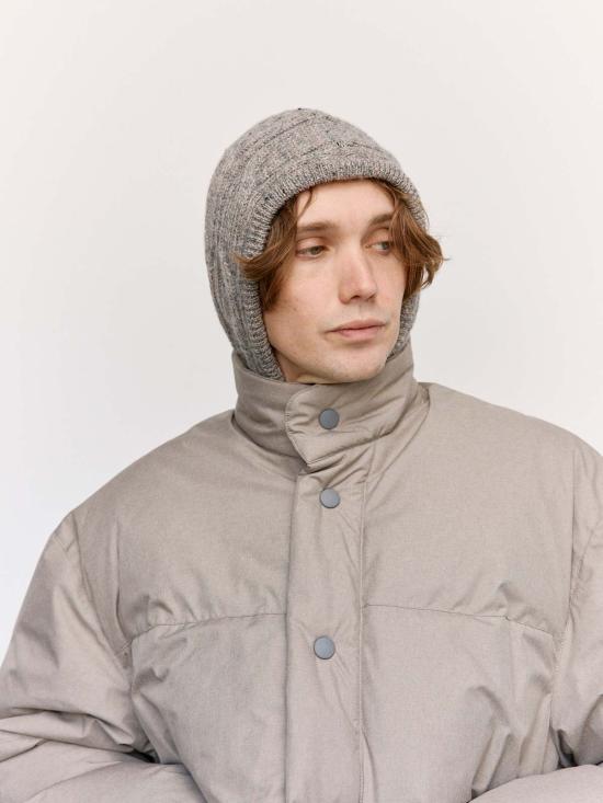  아워레가시 숏패딩 Our Legacy Doubleganger 나일론 퍼파 재킷 베이지 멜 - OUR LEGACY