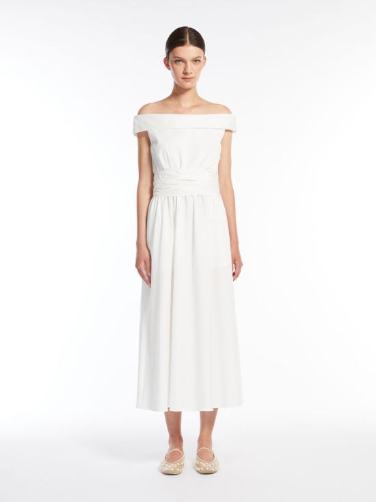 25SS 위켄드막스마라 미디 원피스 2515221036 016 White - WEEKEND MAX MARA