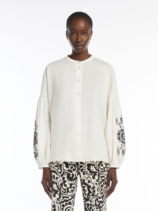 25SS 위켄드막스마라 셔츠 2515111122 022 Beige - WEEKEND MAX MARA