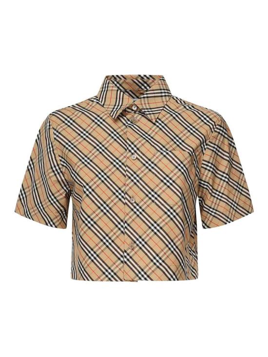  버버리 크롭 셔츠 8106190 Beige