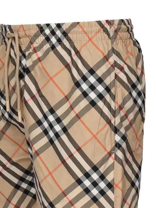  버버리 체크 스윔팬츠 8087335 Beige - BURBERRY