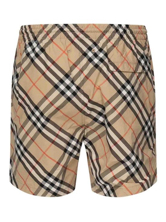  버버리 체크 스윔팬츠 8087335 Beige - BURBERRY