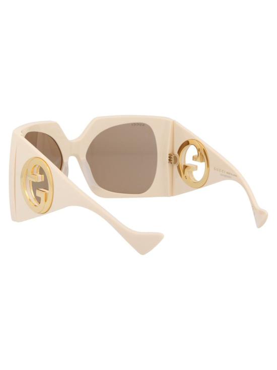25SS 구찌 선글라스 GG1255S 002 SUNGLASSES 002 IVORY WHITE BROWN - GUCCI