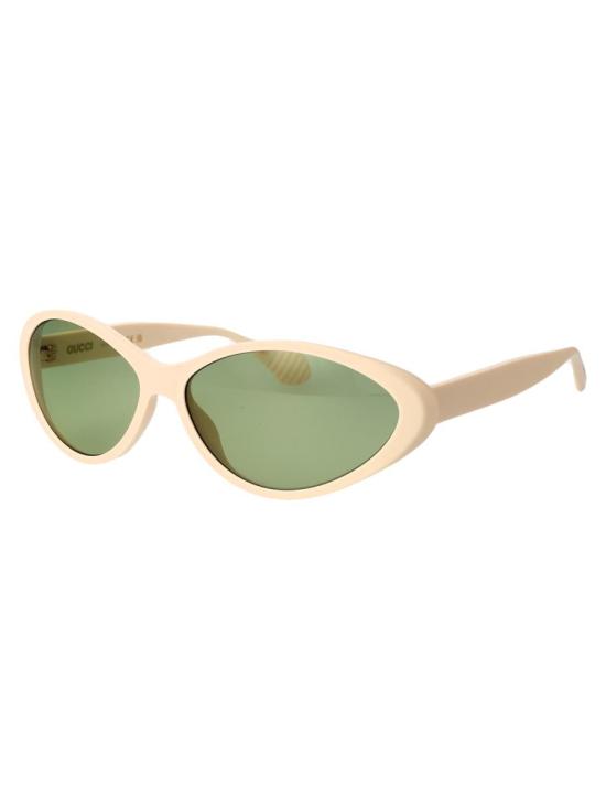 25SS 구찌 선글라스 GG1377S 001 SUNGLASSES 001 IVORY IVORY GREEN - GUCCI