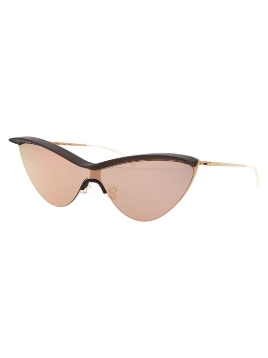 25FW 마이키타 안경 MMECHO002 307 SUNGLASSES 307 MH8 EBONY BROWN CHAMPAGNE GOLD CHAMPAGNE GOLD SHIELD - MYKITA