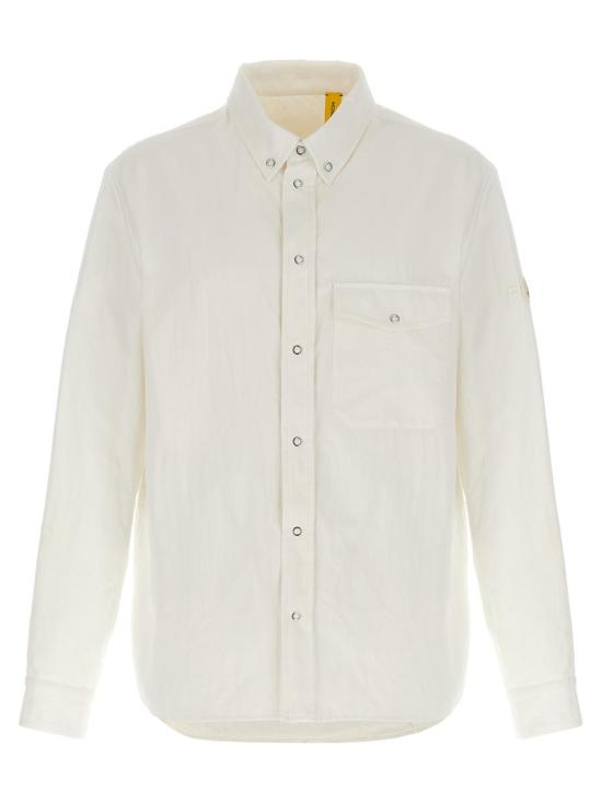 25SS 몽클레어 프라그먼트 패딩 셔츠 자켓 K109U2F00002M5271001 WHITE