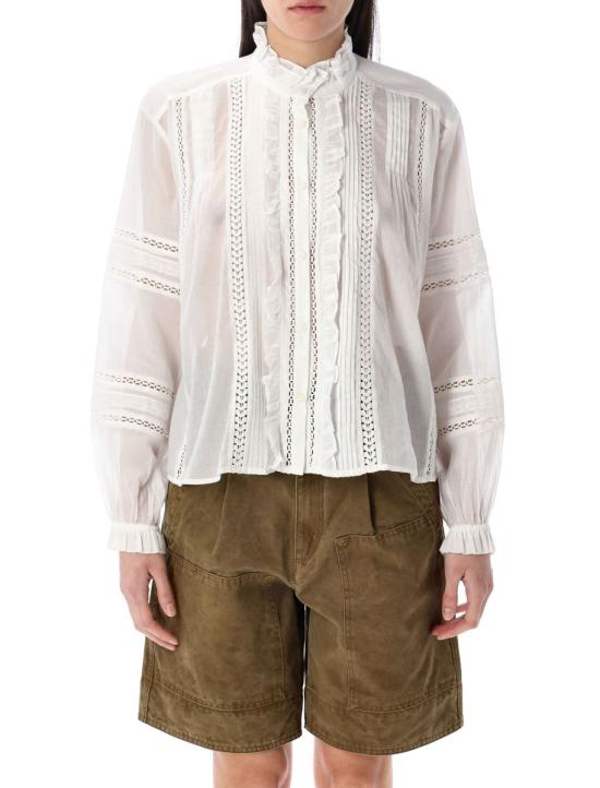 25SS 이자벨마랑에뚜왈 블라우스 25PCH0201FAC1J15E 20WH WHITE