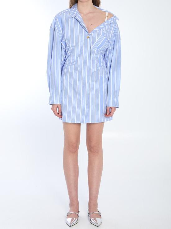 25SS 자크뮈스 숏 원피스 612364 243DR094 1691 3EV BLUE