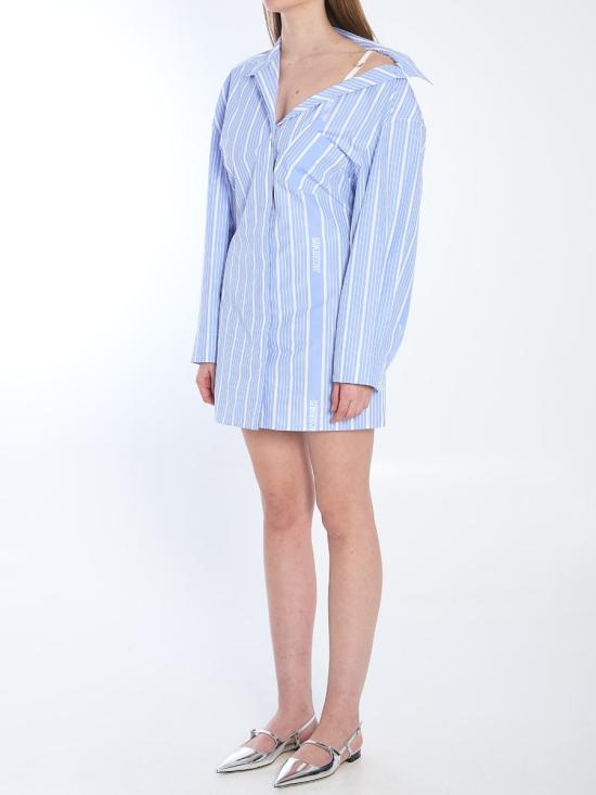 25SS 자크뮈스 숏 원피스 612364 243DR094 1691 3EV BLUE - JACQUEMUS