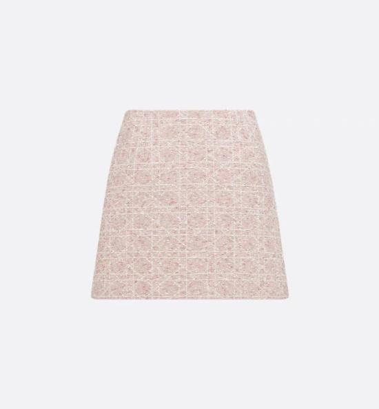  디올 스커트 511J45A7757 4810 PINK Multicolor