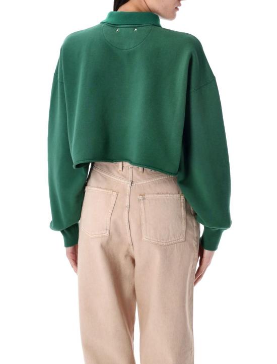 25SS 골든구스 스웨터 25PGWP02200P001888 35913 GREEN - GOLDEN GOOSE