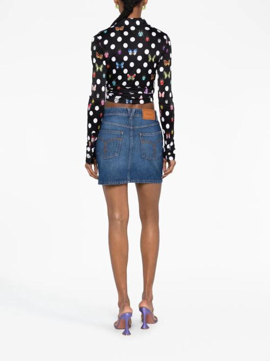  베르사체 데님 스커트 10115201A07079 blue - VERSACE