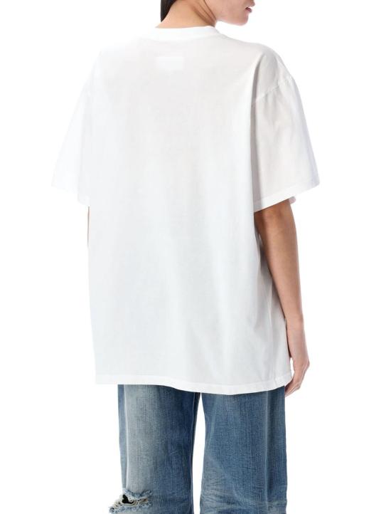 25SS MM6 메종마르지엘라 반팔 티셔츠 25PS62GD0202M20115 100 WHITE - MM6 MAISON MARGIELA