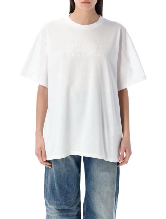 25SS MM6 메종마르지엘라 반팔 티셔츠 25PS62GD0202M20115 100 WHITE