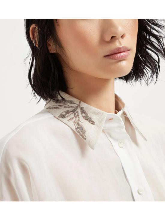  브루넬로 쿠치넬리 셔츠 MH911RH606C100 - BRUNELLO CUCINELLI