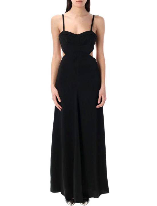 25SS 이자벨마랑 롱 원피스 25PRO0765FAC1J04I 01BK Black