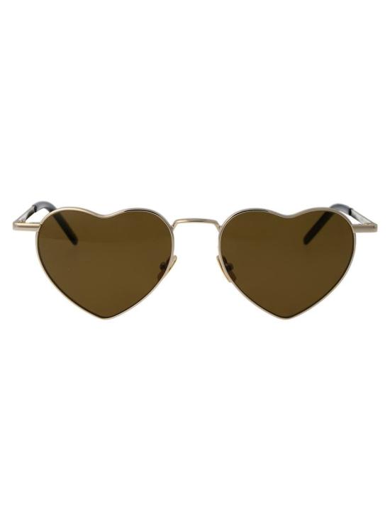 25FW 생로랑 안경 SL 301 LOULOU 015 SUNGLASSES 015 GOLD GOLD BROWN