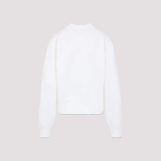 25SS 자크뮈스 스웨터 25E251KN619 2427 1 WHITE - JACQUEMUS