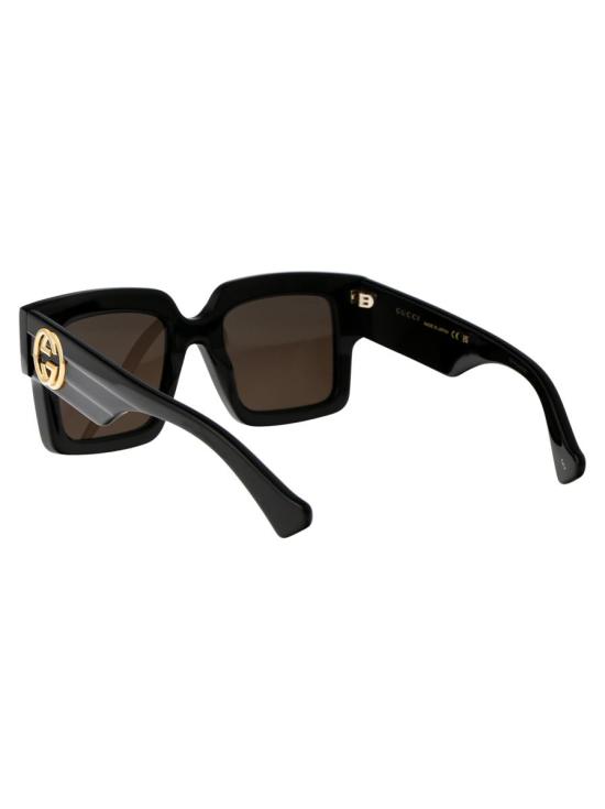 25SS 구찌 선글라스 GG1307S 001 SUNGLASSES 001 BLACK BLACK BROWN - GUCCI