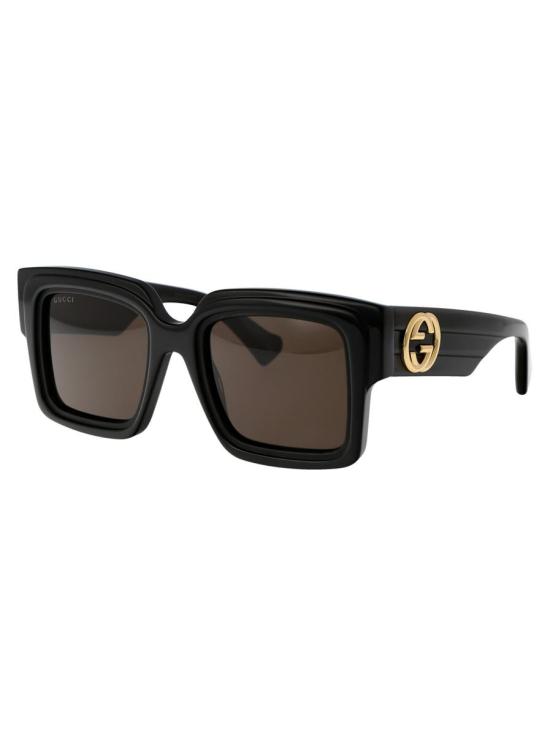 25SS 구찌 선글라스 GG1307S 001 SUNGLASSES 001 BLACK BLACK BROWN - GUCCI
