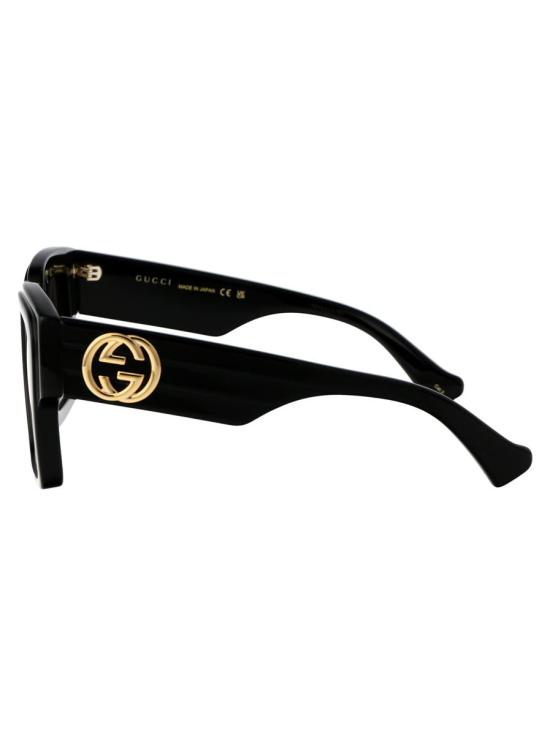25SS 구찌 선글라스 GG1307S 001 SUNGLASSES 001 BLACK BLACK BROWN - GUCCI