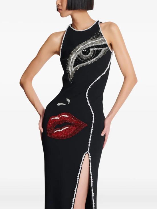  발망 롱 원피스 EF0RO155PC93 - BALMAIN