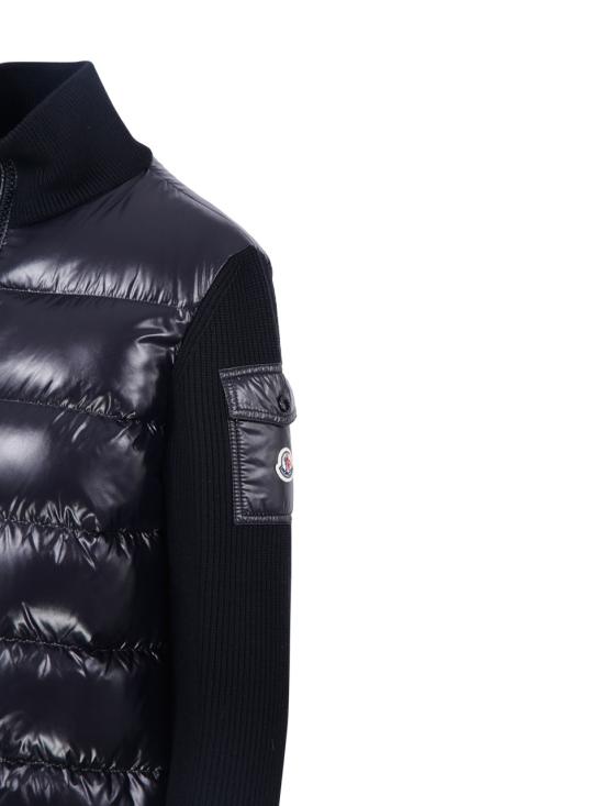 25SS 몽클레어 숏패딩 울 가디건 9B00026M1131999 BLACK DOM - MONCLER