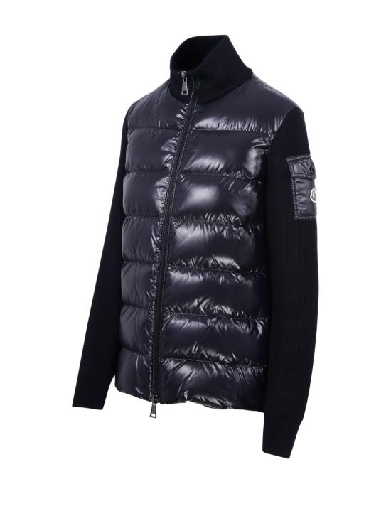 25SS 몽클레어 숏패딩 울 가디건 9B00026M1131999 BLACK DOM - MONCLER