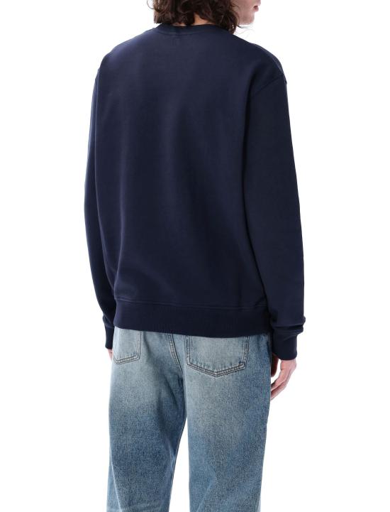 25FW 아미 스몰 하트 로고 스웨트셔츠 BFUSW035730430 NIGHT BLUE DOM - AMI