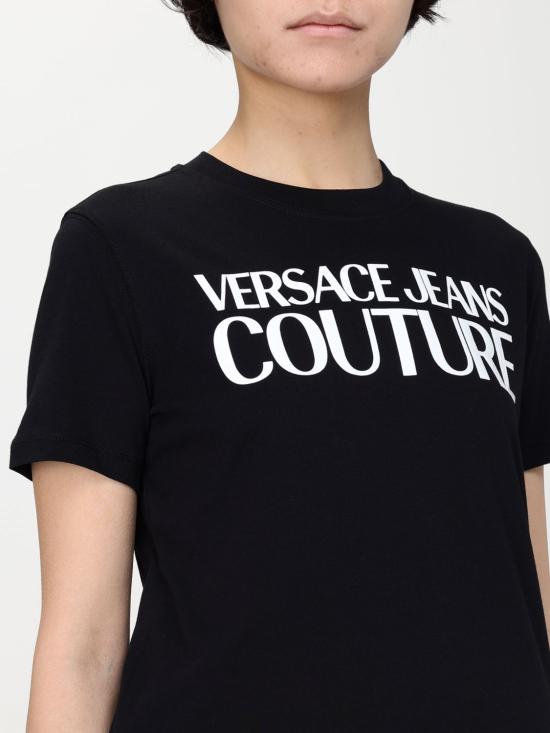 25SS 베르사체 반팔 티셔츠 78HAHE05CJ00E899 BLACK DOM - VERSACE