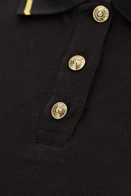 25SS 베르사체 폴로 티셔츠 78HAGT00CJ01TG89 BLACK GOLD DOM - VERSACE